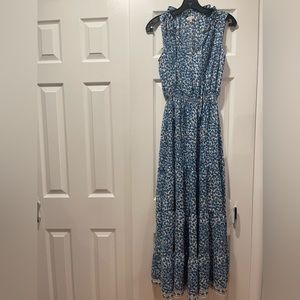 Blue maxi dress